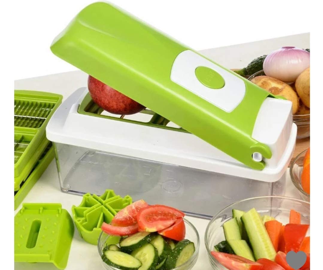 Picador de Vegetales 8 en 1 – Prepara tus Comidas en la Mitad de Tiempo