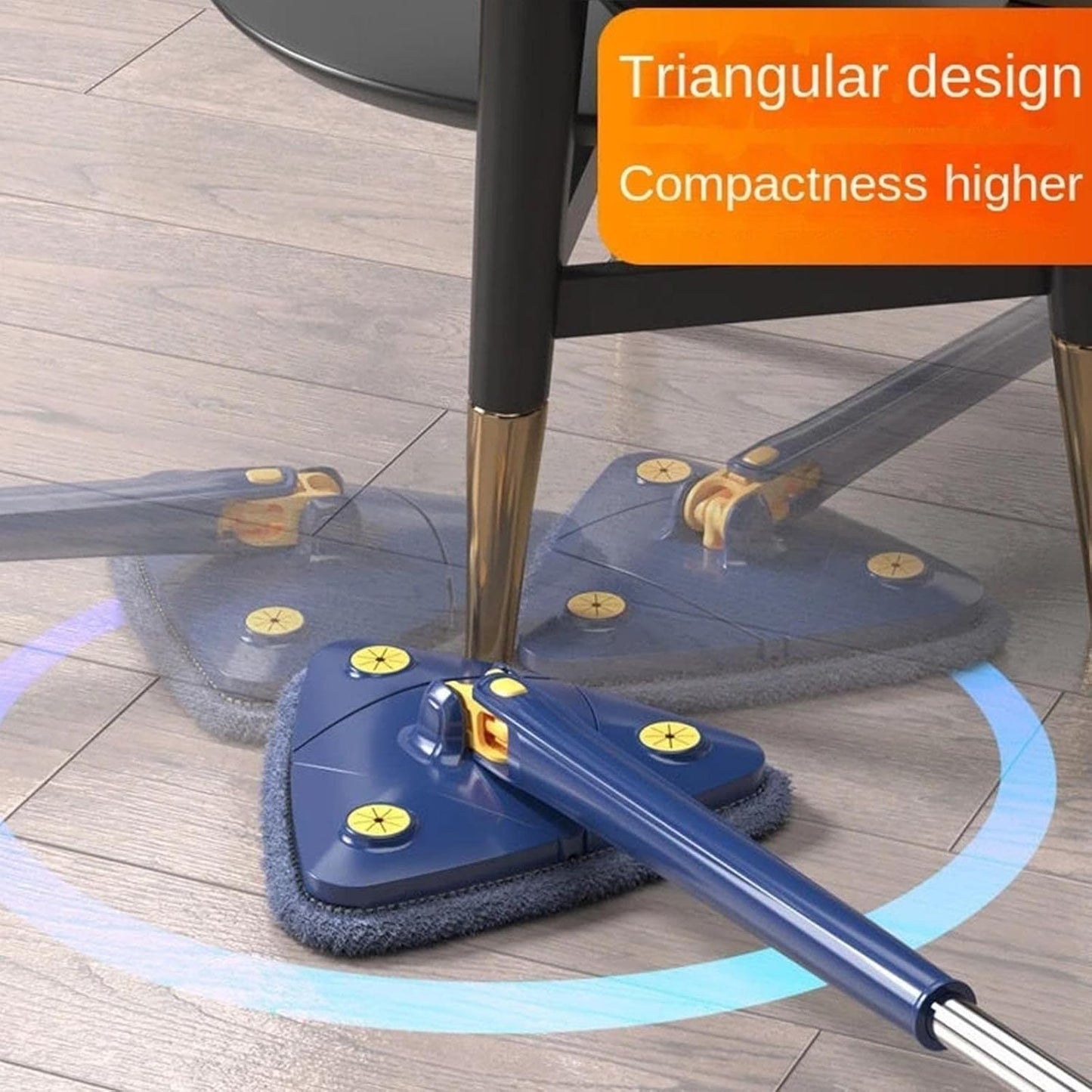 Mopa Triangular Giratoria 360º – Limpieza Profunda de Esquinas y Techos