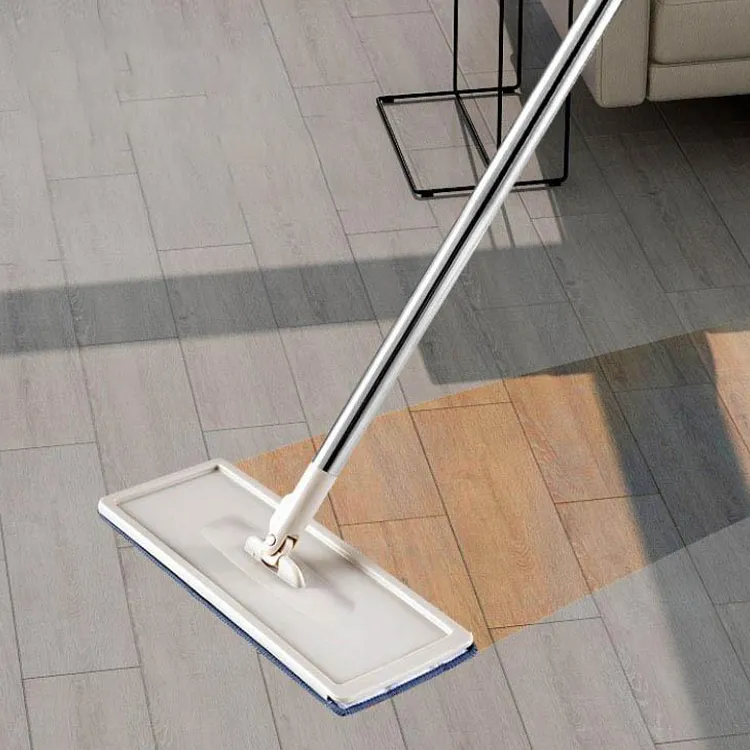 Fregona Plana con Cubo Autoescurrible + 3 Recambios