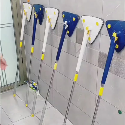 Mopa Triangular Profesional 360º - Limpieza de Esquinas + 3 Paños Gratis
