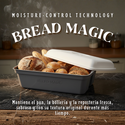 Panera Inteligente con Control de Humedad – Mantén el Pan Fresco por Más Tiempo