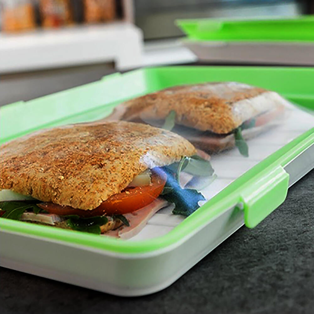 Pack de 9 Bandejas Herméticas Apilables para Conservación de Alimentos