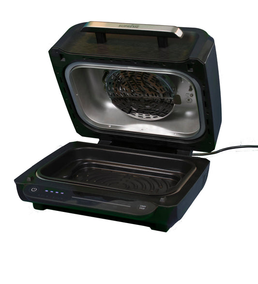 Grill, horno y Air Fryer 8 funciones en 1