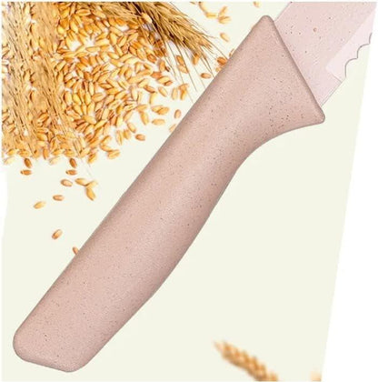 Juego de Cuchillos de Cocina de 7 Piezas con Tabla de Cortar
