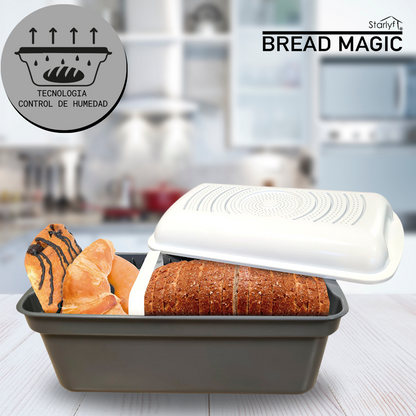 Panera Inteligente con Control de Humedad – Mantén el Pan Fresco por Más Tiempo