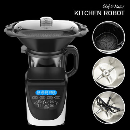 Robot de Cocina Chef O Matic – 3L, 1200W, Pantalla LCD