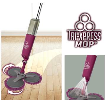 Mopa Triple Profesional con Pulverizador – Limpieza 3x Más Rápida y Sin Cubo