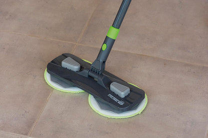 Cyclonic Mop 360 – Fregona Giratoria de Doble Disco para Limpiar y Pulir