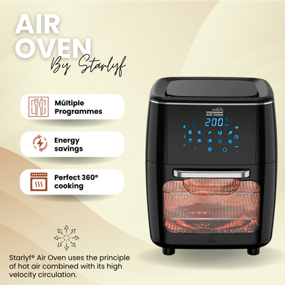 Horno freidora de aire de 12 L de capacidad