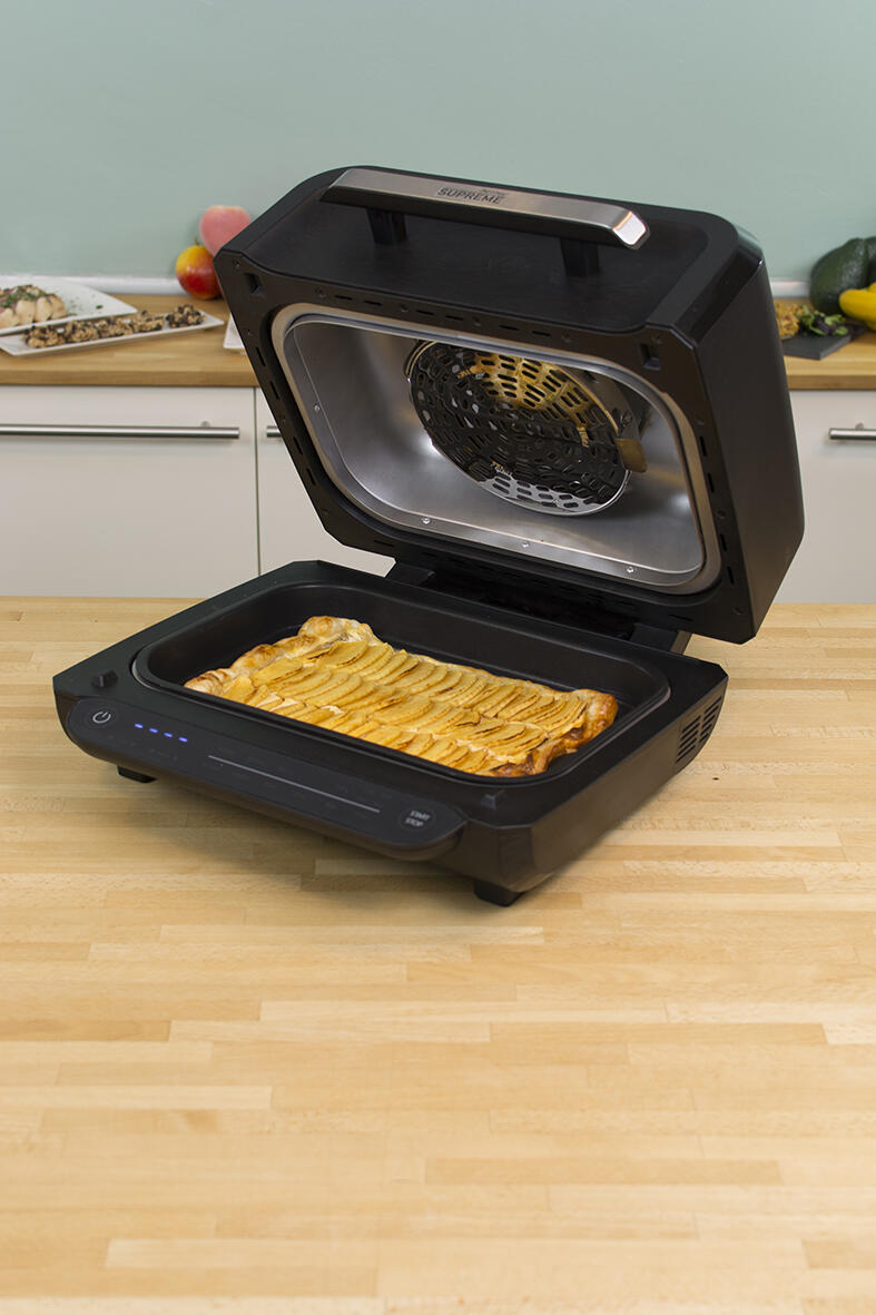 Grill, horno y Air Fryer 8 funciones en 1
