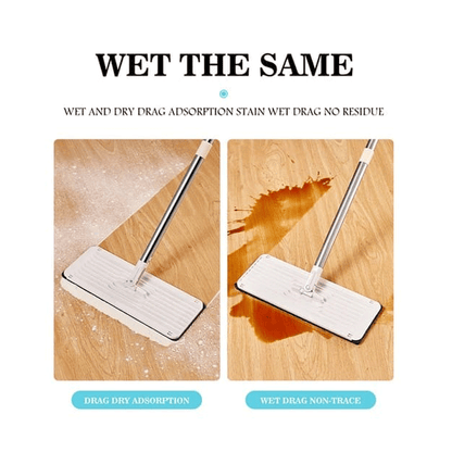 Kit de Limpeza Profissional: Mopa Plana de Microfibra + Balde Autolimpante