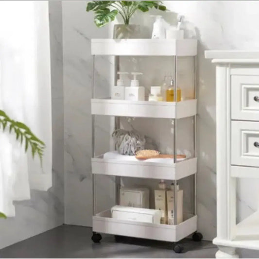 Carrito Organizador Multiusos con Ruedas (4 Niveles)
