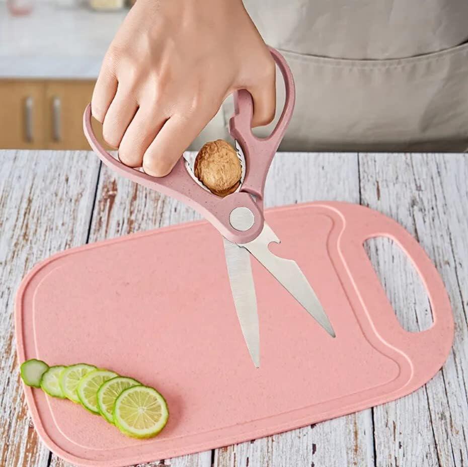 Juego de Cuchillos de Cocina de 7 Piezas con Tabla de Cortar