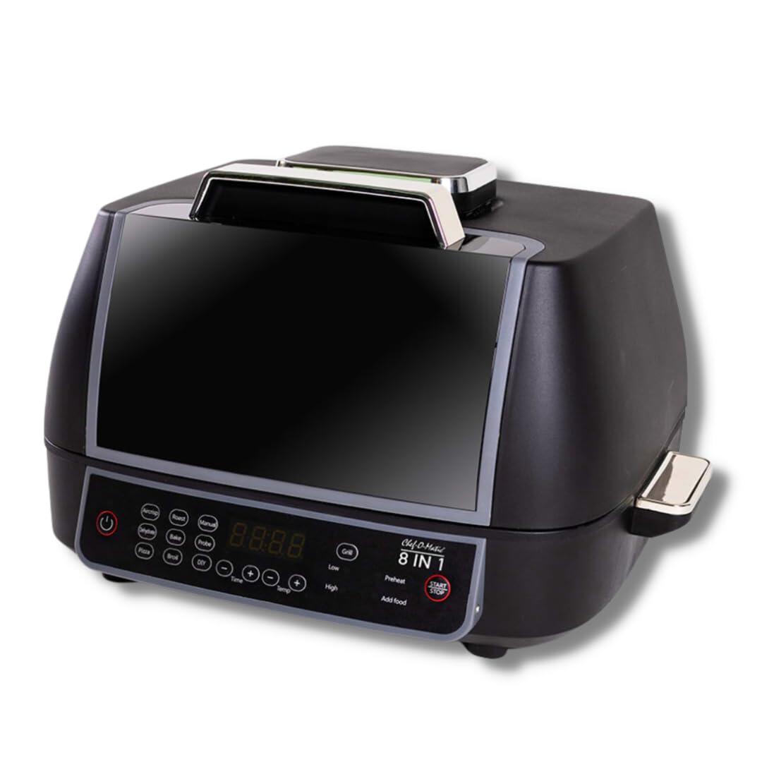 Horno, Grill y Freidora de aire 8 funciones en 1