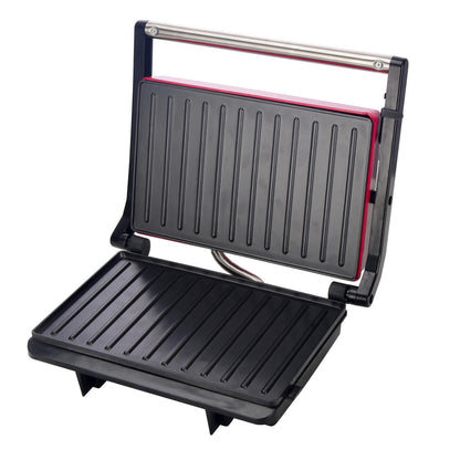 Panini Grill y Parrilla Eléctrica 2 en 1 - Antiadherente Profesional