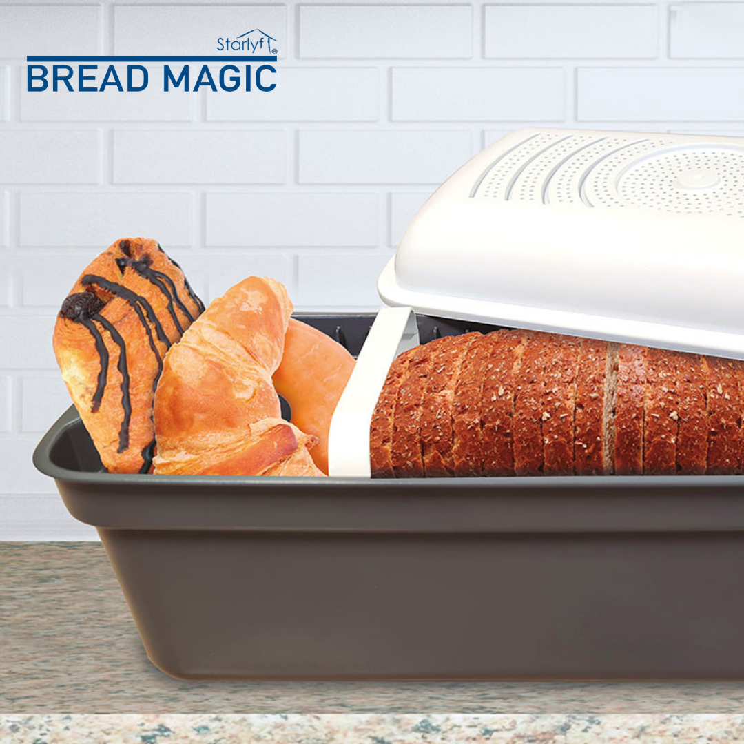 Panera Inteligente con Control de Humedad – Mantén el Pan Fresco por Más Tiempo