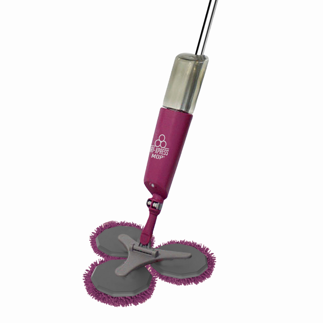Mopa Triple Profesional con Pulverizador – Limpieza 3x Más Rápida y Sin Cubo