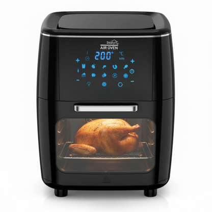 Horno freidora de aire de 12 L de capacidad