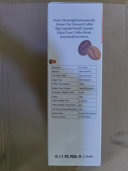 Cafetera Portátil 3 en 1