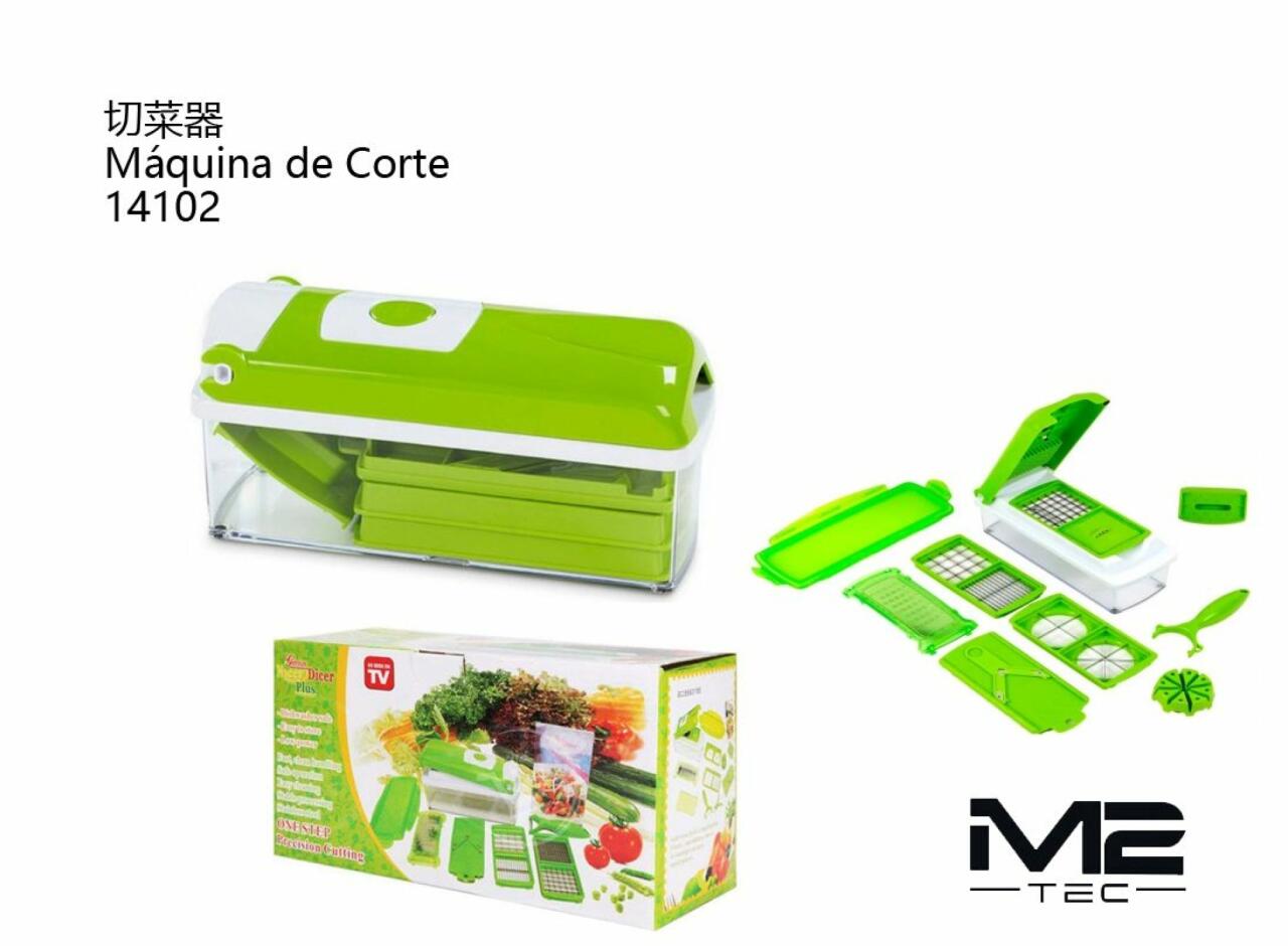 Picador de Vegetales 8 en 1 – Prepara tus Comidas en la Mitad de Tiempo