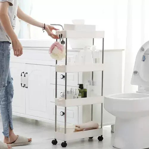 Carrito Organizador Multiusos con Ruedas (4 Niveles)