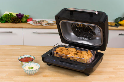 Grill, horno y Air Fryer 8 funciones en 1