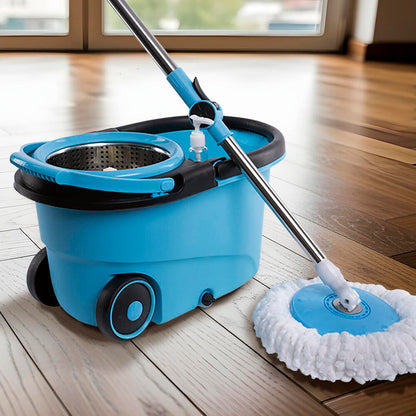 Mopa Fregona Mágica 360º con Cubo Autoescurrible - Sistema Premium de Limpieza