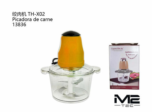 Picadora de Carne y Alimentos Multifunción – Alta Potencia con Bol de Cristal